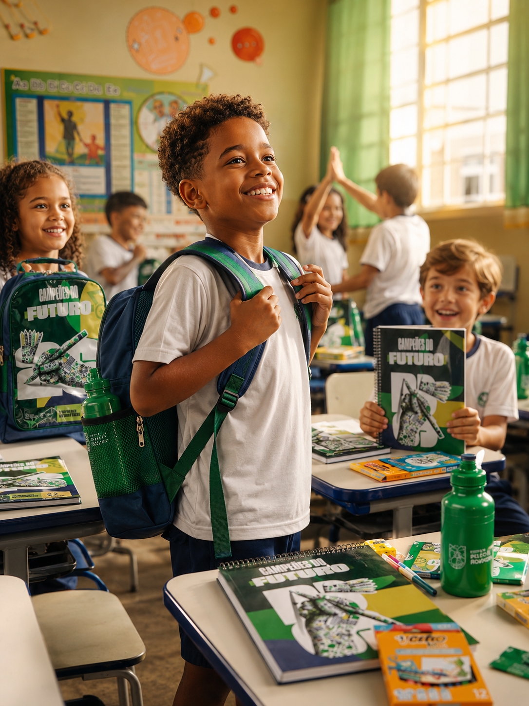 EDUCAÇÃO TAMBÉM FORMA CAMPEÕES